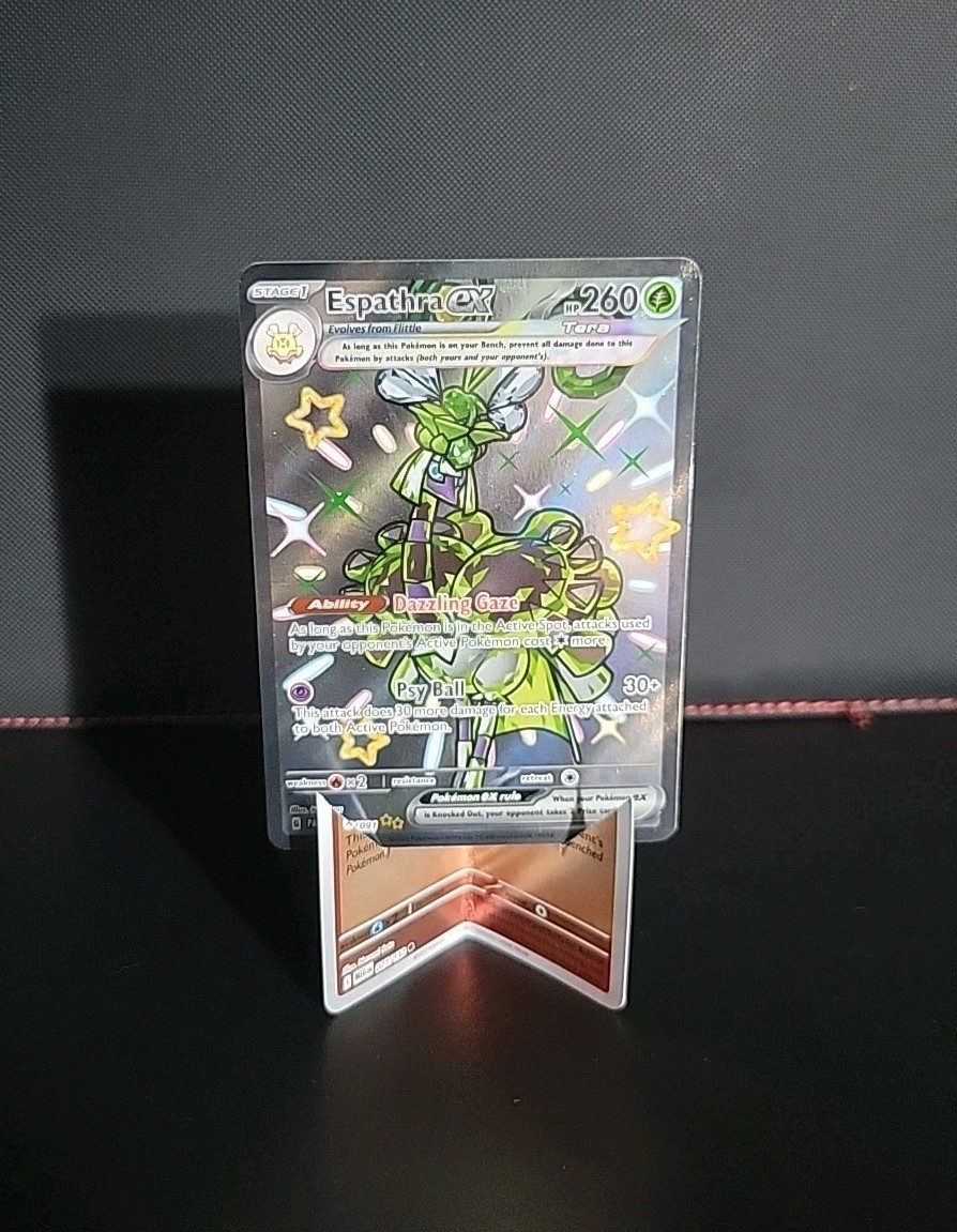 Espathra ex 214/091 SV: Paldean Fates Full Art Shiny NM