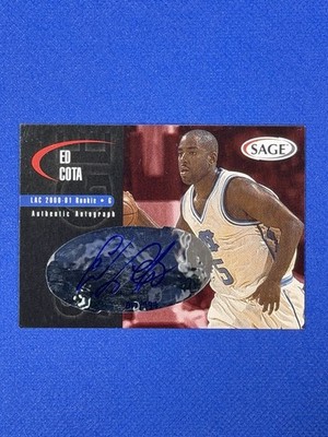 2000 Sage Authentic Autograph Ed Cota /999 Auto RC UNC Z