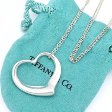 Tiffany Co. Collana lunga extra large Xl cuore aperto argento Sterling Et55