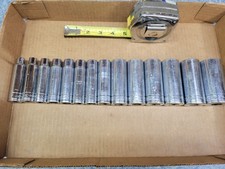 S-k Tools Usa 12 Drive 14-piece Deep 12-point Socket Set Lot 10 -30 Mm S-k Tools Usa 12 Drive 14-piece Deep 12-point Socket Set Lot 10 -30 Mm