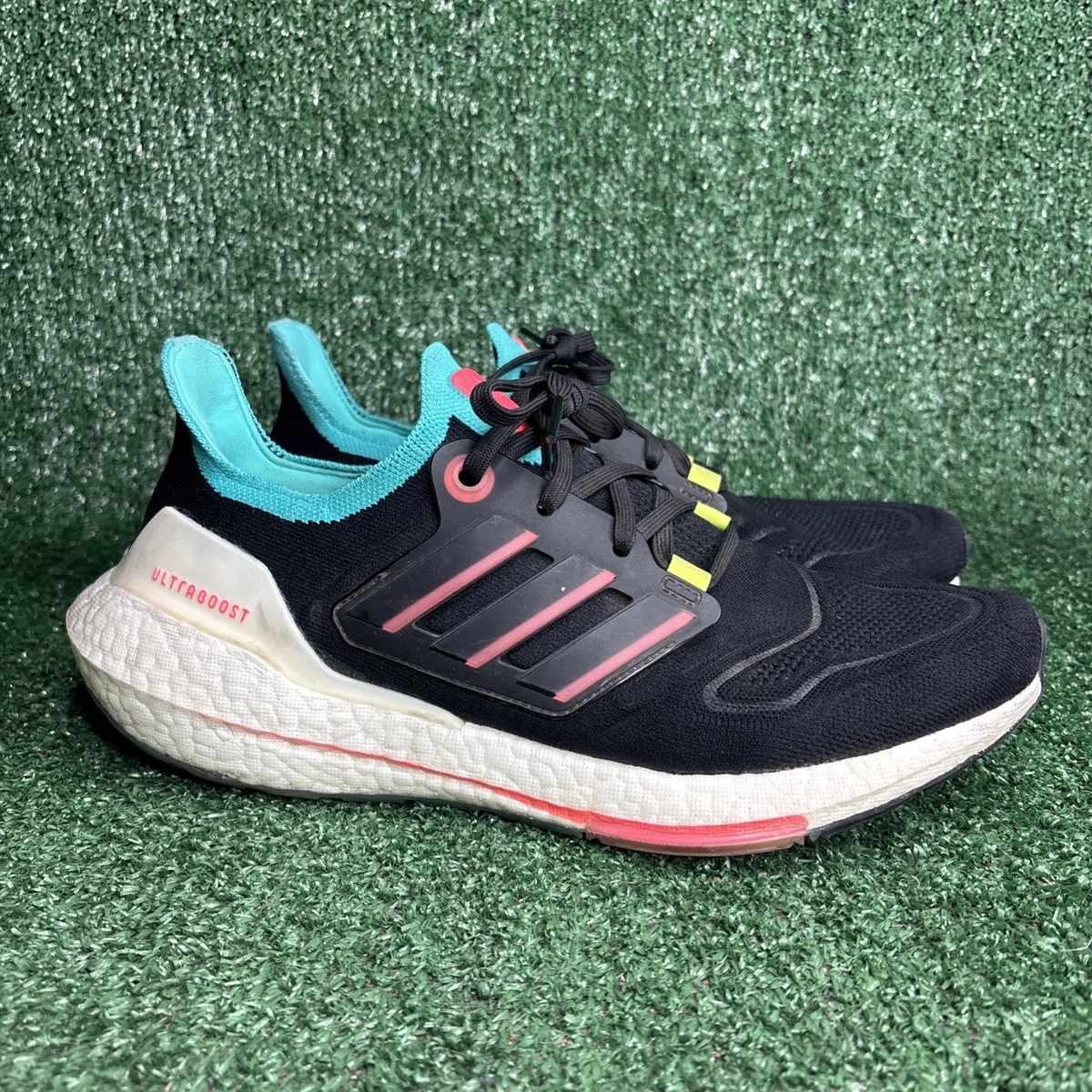 Adidas UltraBoost 22 Shoes Black-Turbo Mint Rust mens 5.5 adidas UltraBoost 22 Black Turbo Mint for Sale  main image 2