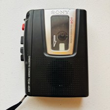 SONY TCM-453V Cassette Recorder Player -New Belt - Power On - Tape Doesn  t Spin