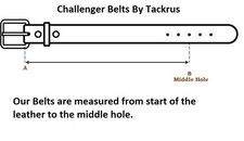 Men Women Western 1-1/2" Wide Floral Tooled Full-Grain Hairon Leather Belt