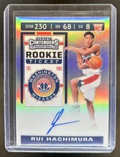 2019-20 Contenders Rui Hachimura RC Rookie Season Ticket Premium Auto #138b