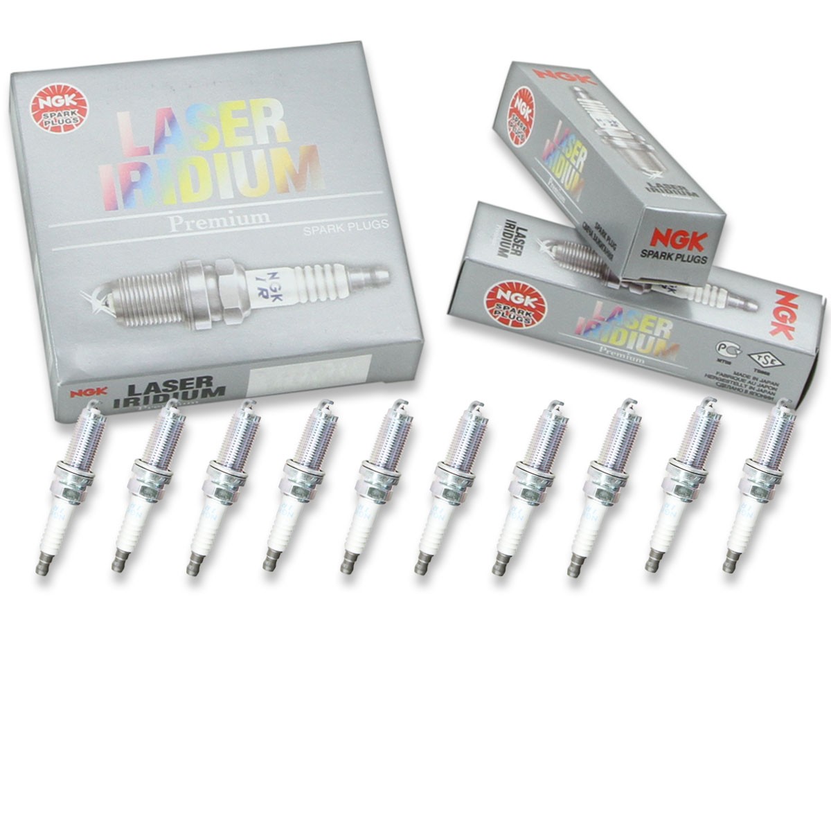 10 pc NGK 3656 LZFR6AI Laser Iridium Spark Plugs for MN158596 KL6RTI 9745 kx