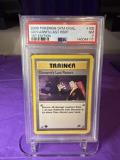 Pokémon 2000 Gym Challenge Giovanni's Last Resort 105/132 PSA 7 Low Pop 11 on eBay