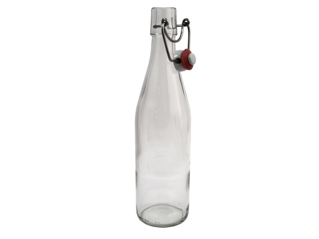 Clear Swing Top Beer Bottles 500ml (Box of 12) Home Made Beer - Homebrew Brewing