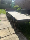 Military WW1 British Army Officers Folding Bed Camp Bed Table by W&S Cabinetta