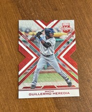 Guillermo Heredia 2016 Panini Elite Status Red Die Cut #132 Seattle Mariners /99