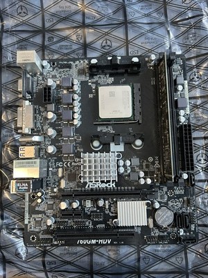 ASRock 760GM-HDV AMD MATX DDR3 Motherboard W/ AMD Athlon II X2 B24 and 4GB ram