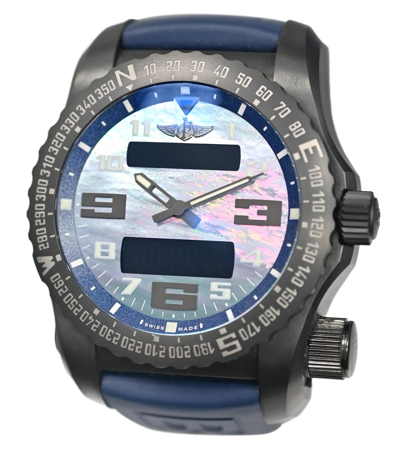 Breitling Emergency Night Mission V76325 Multifunction Titanium MOP Full Set image 3