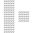  200 Stcs Edelstahl -Solarphotovoltaik -Kabelklammern Anhänger -Rahmen