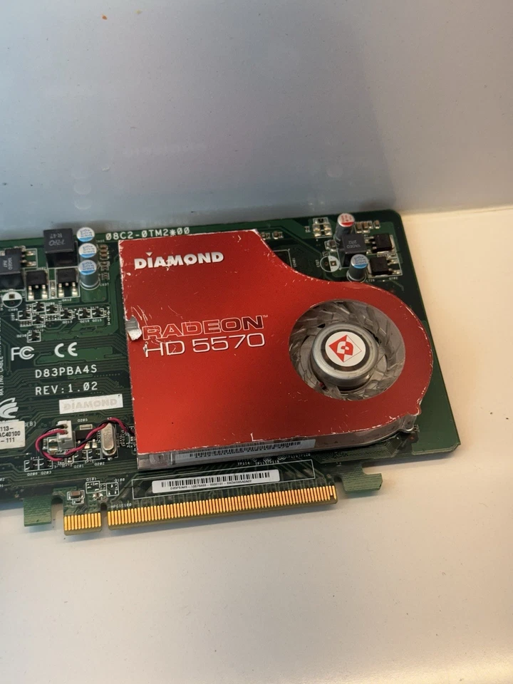 DIAMOND RADEON HD 5570 DIRECTX 11 5570PE31G 1GB 128-BIT DDR3 PCI VIDEO CARD C190 - Image 3 of 4