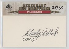 2011 SP Legendary Cuts Cut Signatures 25/35 Stan Coveleski #173 Auto HOF 11b4
