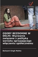 Balwant Singh Mehta | Osoby Bezdomne W Delhi: Wyzwania Zwi¿Zane Z Polityk¿...