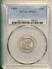 1909 Barber Dime 10C PCGS MS62