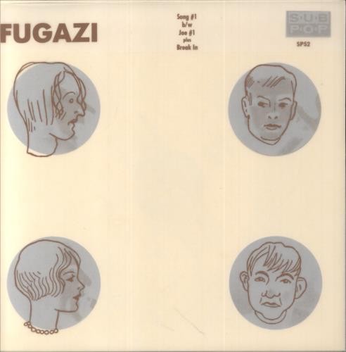 SONG#1 Fugazi 7" vinyl single record USA SP52 SUB POP 1989