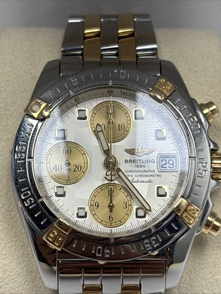 Breitling cronógrafo bicolor para hombre Foto 2 de 4