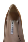 Manolo Blahnik Womens Suede Bow Detail Pump Heels Brown Size 8.5 — photo 6
