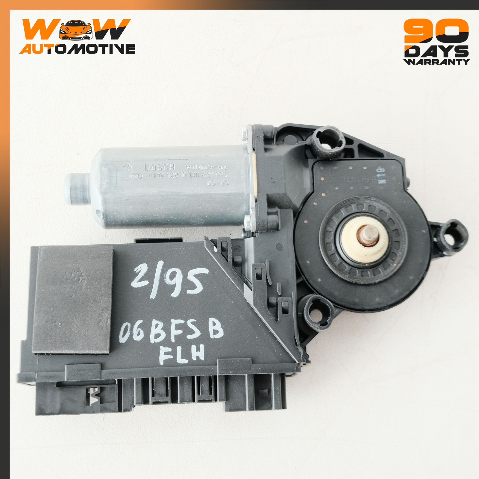 06-13 BENTLEY CONTINENTAL FLYING SPUR FRONT LEFT DOOR WINDOW REGULATOR MOTOR OEM