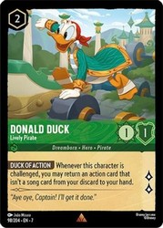 Donald Duck - Lively Pirate 98/204 Archazia's Island Rare