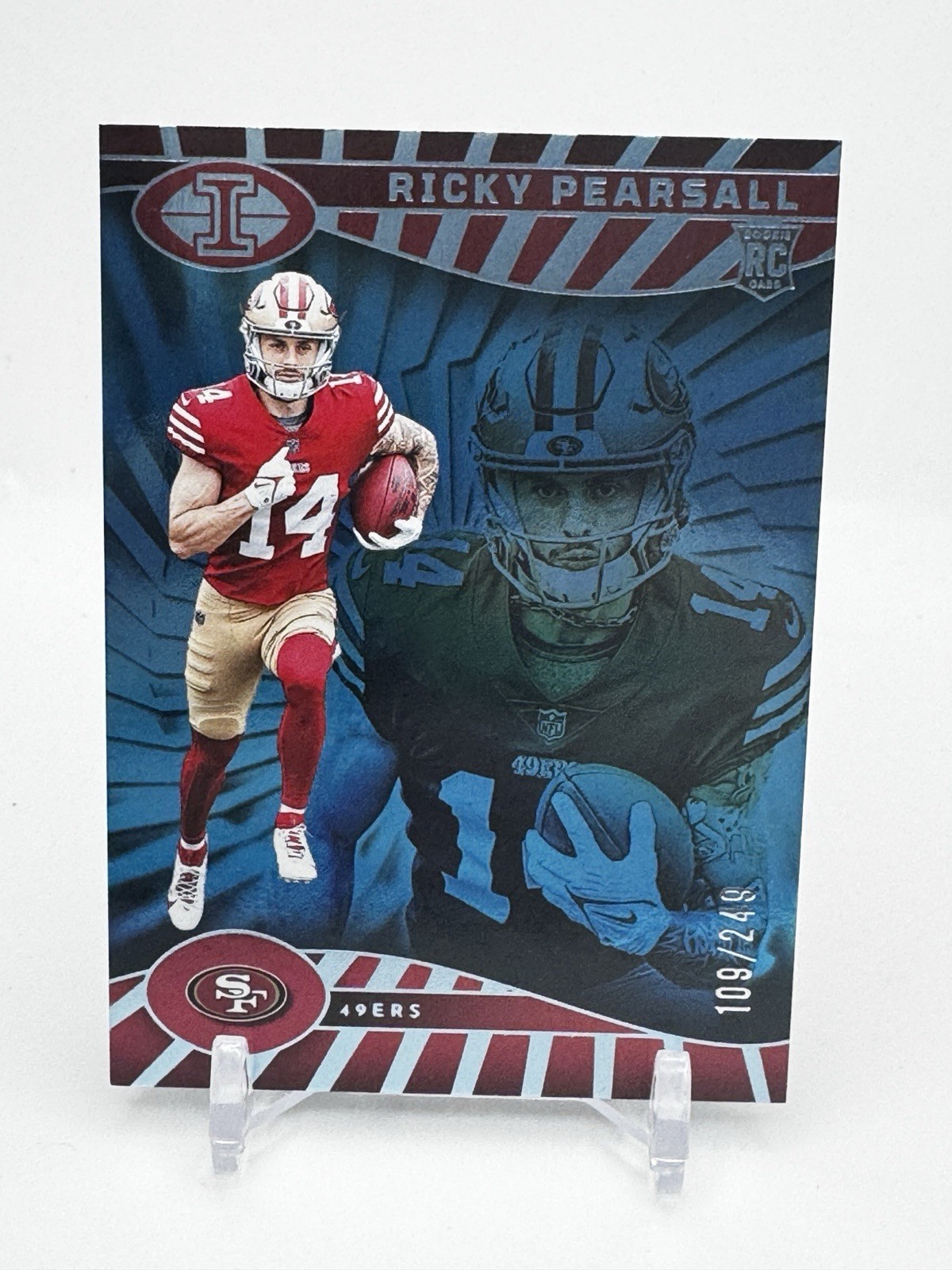 Ricky Pearsall 2024 Illusions Rookie Light Blue Trophy Collection /249 #78 RC