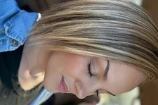 Cafe Chic E Wig By Belle Tress | Mocha With Cream Open Box NWT HF Lace Front Bob