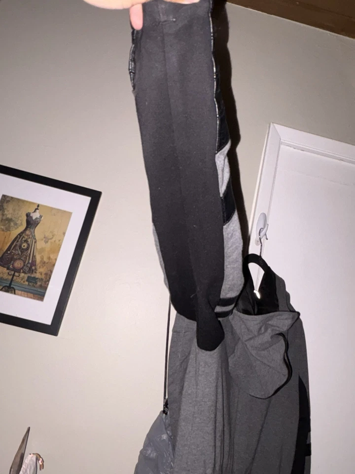 Blanc Noir Jacket Womens Large Gray Leather Accent Maitri Traveler Active Ladies - Image 4 of 4