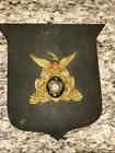 US Army Infantry Large Size Shako Hat Badge Ornament 1830-1850’s  On Plaq