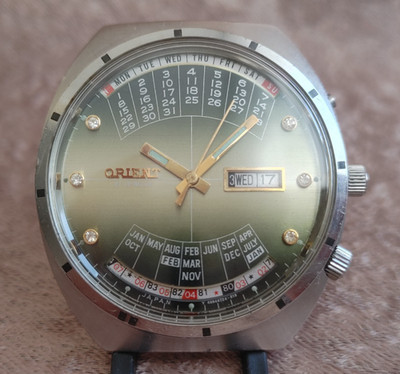 Orient Watch College Perpetual Multi Year Calendar Automatic Watch Japan