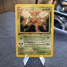 Pokemon Beedrill 2021 Neo Discovery - First Edition - 18/75 CSC9 on eBay