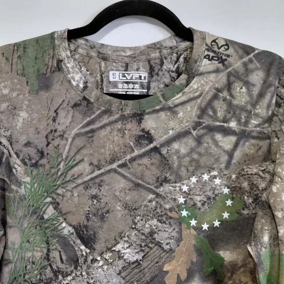 New LVFT Tree Camo Long Sleeve Shirt Small Men image 3