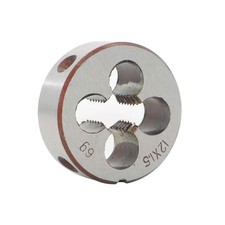 HSS 12mm x 1.5 Metric Right Hand Round Die Machine Thread M12 x 1.5mm Pitch