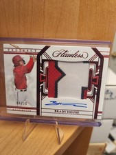 Brady House 2024 Panini Flawless Prospect Patch Auto Ruby /20 Color Match