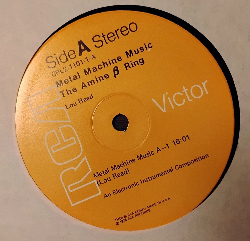 LOU REED METAL MACHINE MUSIC 1975 RCA  CPL2 1101 2XLP VG+ - Image 4 of 4