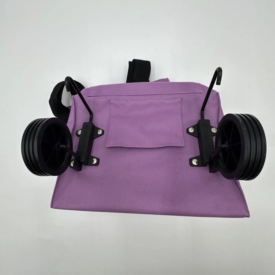 Carrito plegable Reisenthel púrpura compacto carrito de compras se pliega en una bolsa de transporte Foto 3 de 4