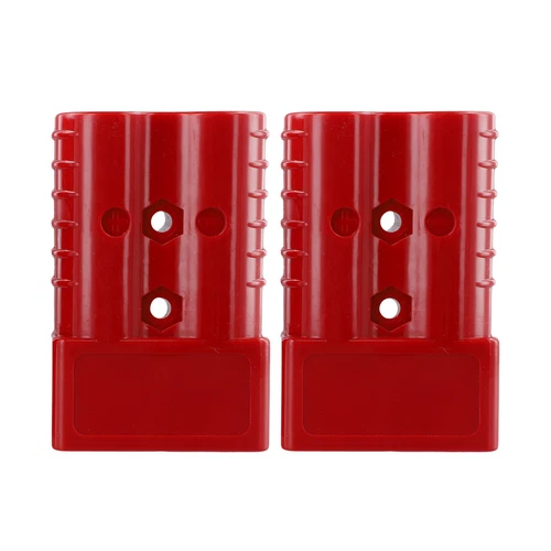 Sicheres Laden mit 350AMP Gabelstapler Batterie Stromanschluss grau und rot - Bild 10 von 36