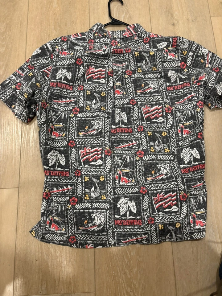 RARE Reyn Spooner MO' BETTAHS Classic Aloha Button Down Hawaiian Shirt Men's M - Image 3 of 4