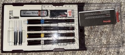 rOtring College Set Rapidograph 0,25/0,35/0,5/0,7 Tuschefüller unbenutzt