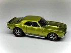 😎 CUSTOM MADE REDLINE SPECTRAFLAME YELLOW Hot Wheels ‘67 Chevy CAMARO 1:64