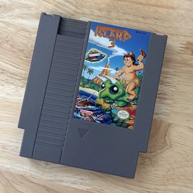 Adventure Island 3 In Box Nintendo NES Manual Missing Front Cover See Photos