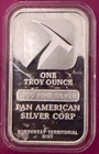 PAN AMERICA SILVER CORP - 1 OZ. Silver Bar - .999 Fine Silver