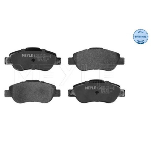 Kit de plaquettes de frein Meyle 0252407218 pour sécuriser les trajets en famille en Fiat