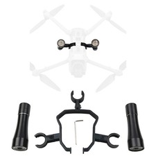 Aluminum Alloy  PLA Black Flashlight Lamp Accessories For DJI Air 3 Drone D