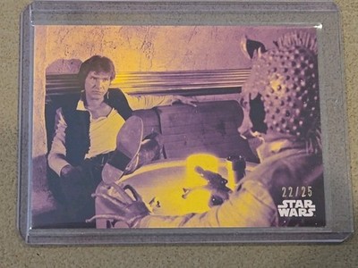 2018 Topps Star Wars :  A New Hope : Black & White #50 PURPLE HUE SHIFT  #22/25