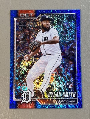 2026 Topps Series 1 #080/150 Dylan Smith Detroit Tigers Rookie Blue Holo Foil SP