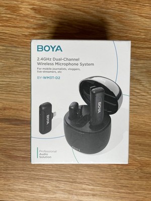 BOYA schnurlos Lavalier Mikrofon für iPhone BY-WM3T-D2