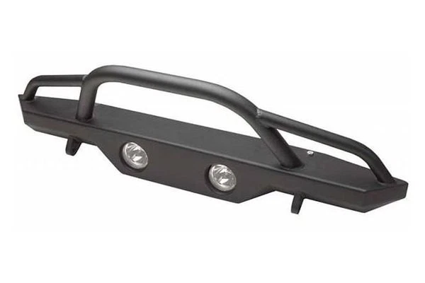 For Jeep Wrangler JK 18 Bumper Recovery Full Width Textured Black Front Winch HD Foto 2 de 4