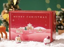 25 Christmas Shipping Boxes 6x4x3 Inch, Corrugated Recyclable Mailer