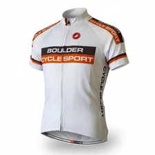 Castelli Boulder Cycle Sport Men's Jersey Size Medium white